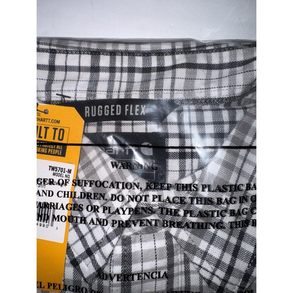 NWT Carhartt Mens Shirt Rugged Flex Relaxed Fit Lightweight Short Sleeve XL Gray - Picture 6 of 7